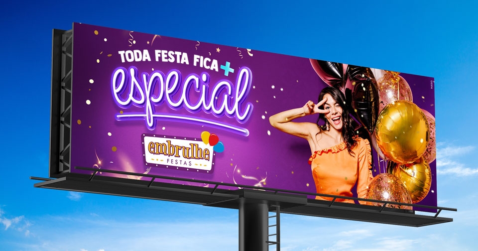 Outdoor Institucional para Embrulhe em Brusque