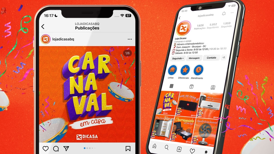 Campanha de Carnaval 2023 para Dicasa
