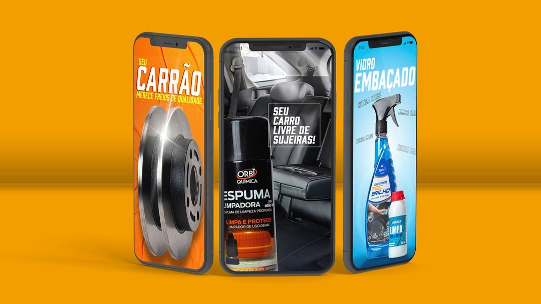 Postagens para Redes Sociais da Autopeças Zeno