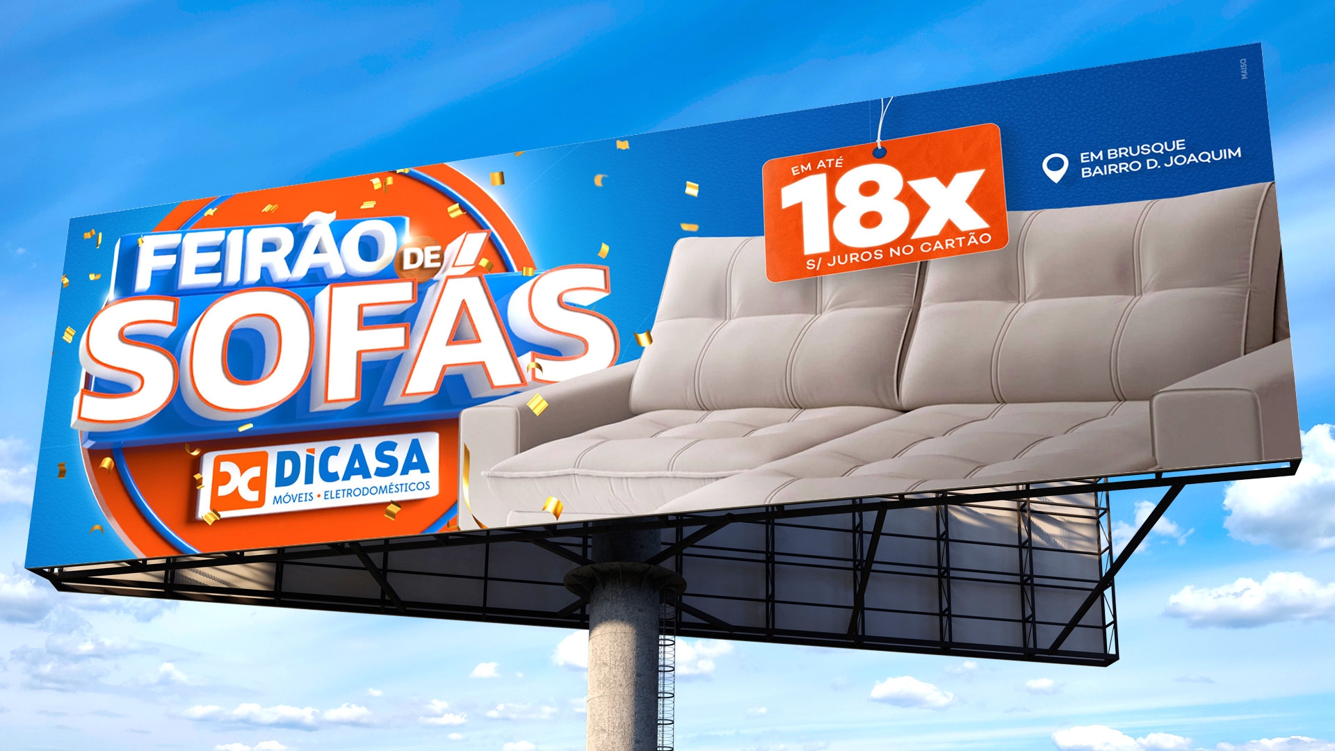 Materiais que geraram Engajamento e Maior Visibilidade para o Feirão da Dicasa