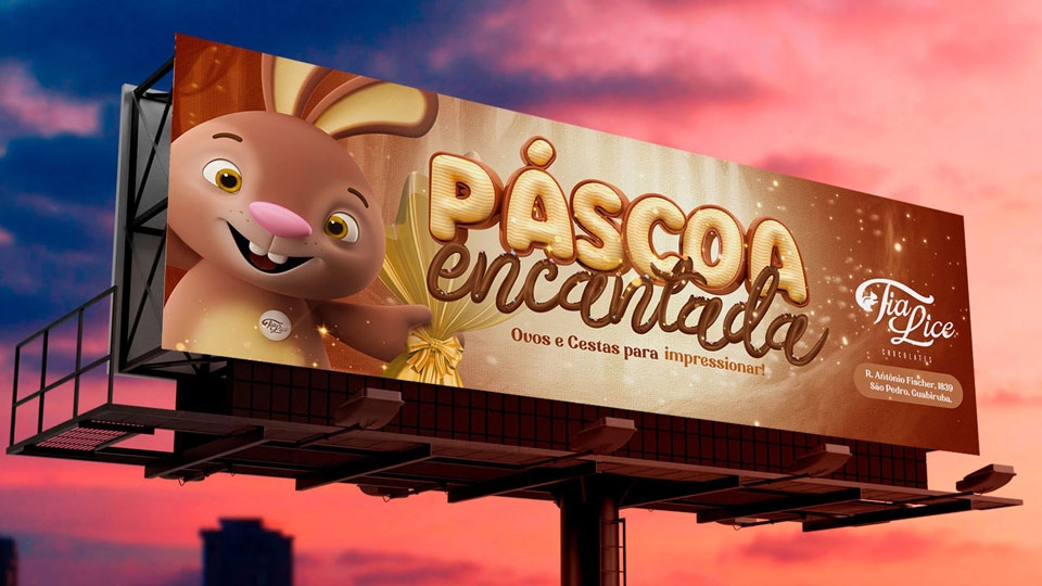 Campanha de Páscoa da Tia Lice Encantando Guabiruba e Região