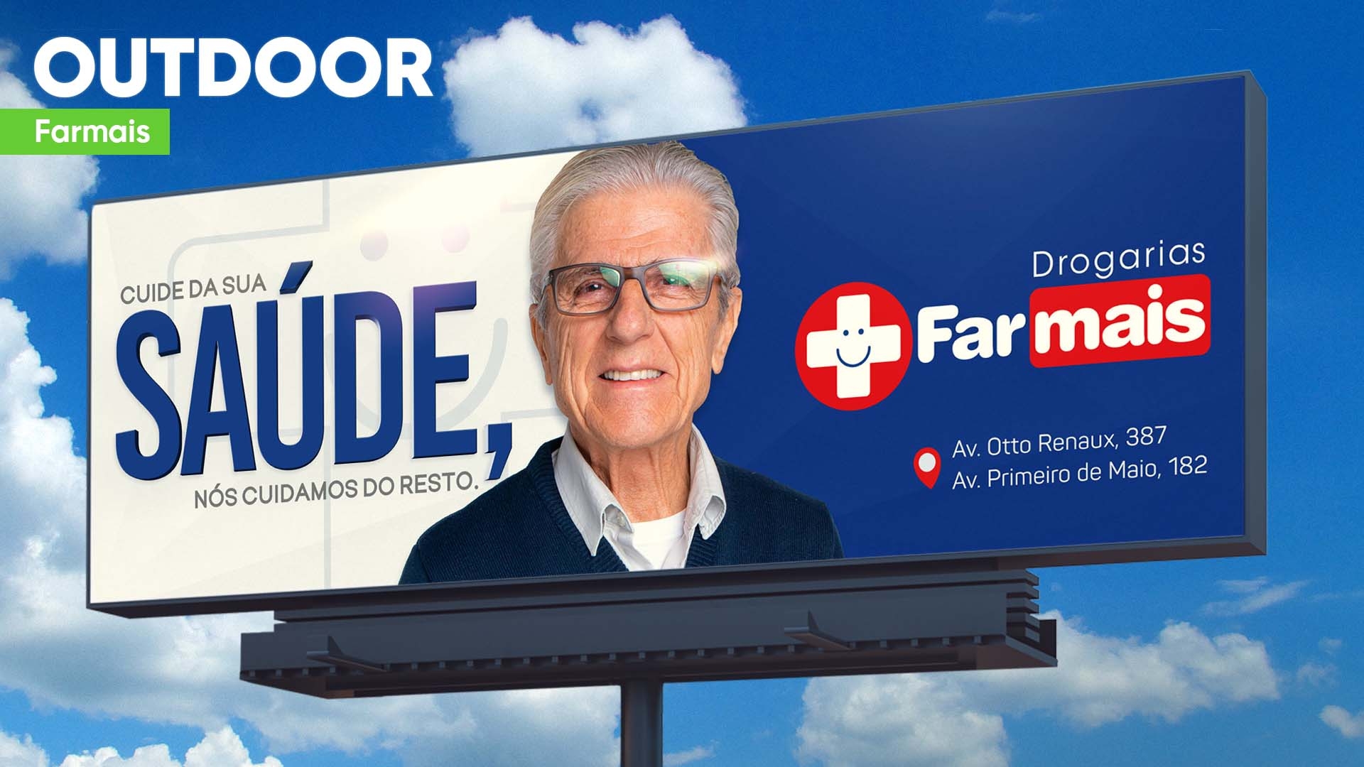 Outdoor e Redes Sociais Aumentam o Reconhecimento da Farmais Prosaude