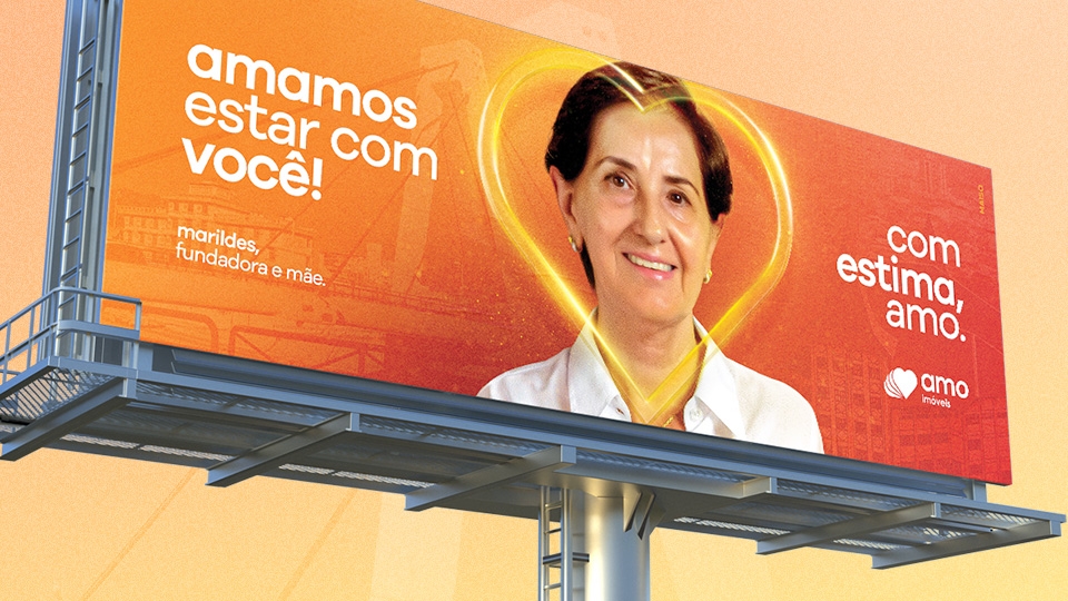 Fotos Profissionais e Criação de Artes para Outdoor da Imobiliária AMO