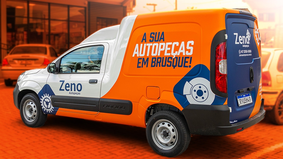 Desenvolvemos uma Plotagem para a Frota da Zeno Autopeças