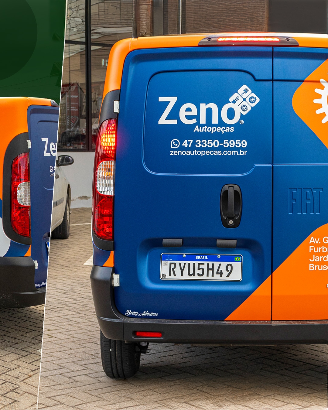 Desenvolvemos uma Plotagem para a Frota da Zeno Autopeças 2