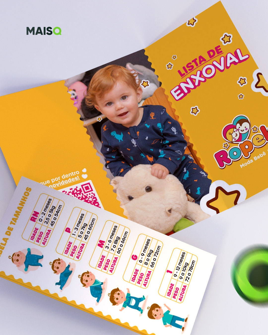 Materiais Impressos para a Ropek Moda Bebê 1