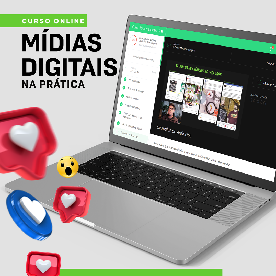 Curso ONLINE de Mídias Digitais na Prática