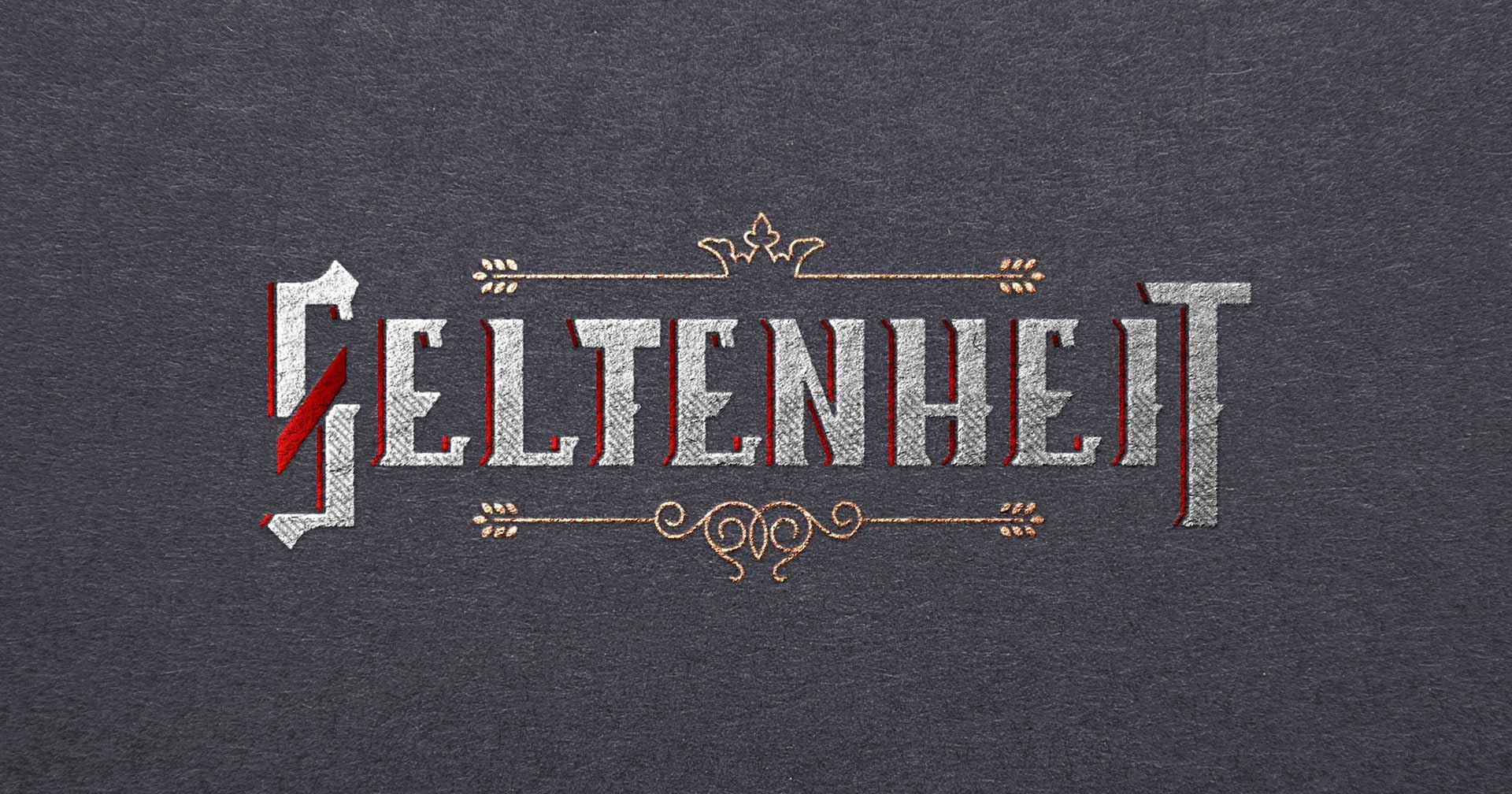 Criação de Logotipo para Cervejaria Seltenheit