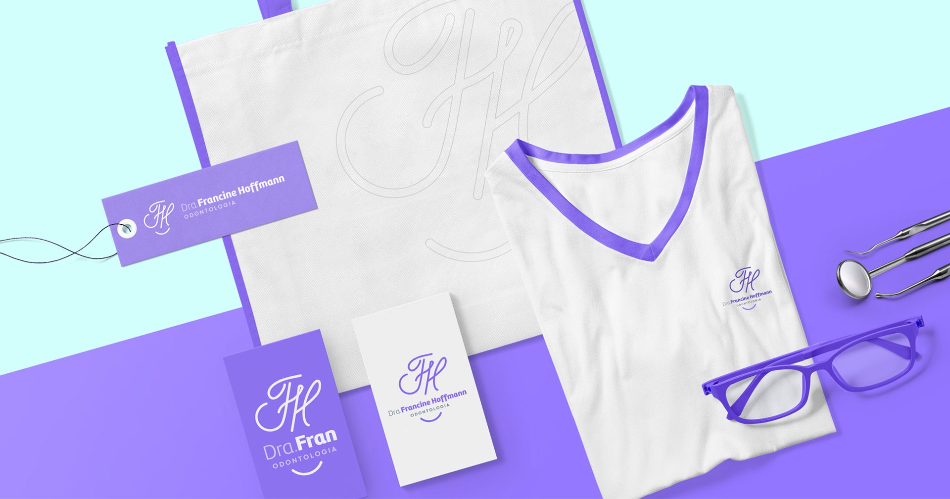 Criação de logotipo para Dra. Francine Hoffmann