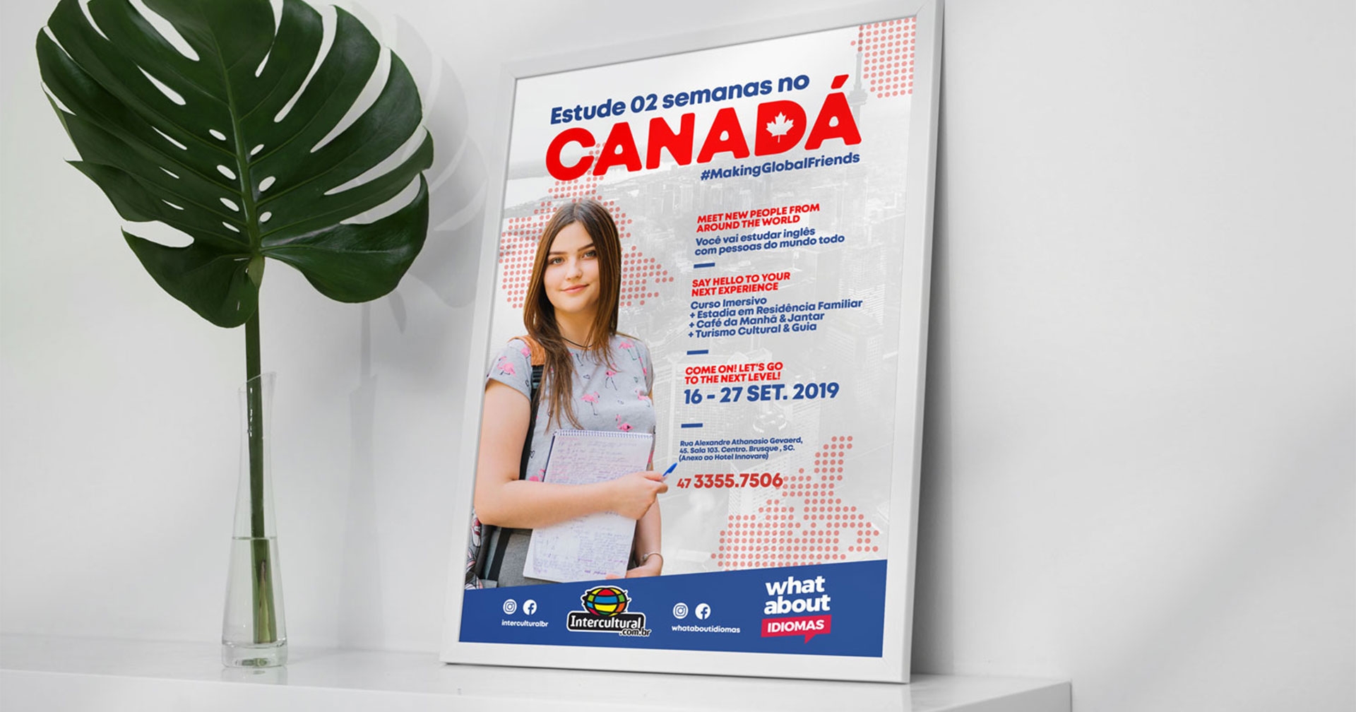 Campanha de Intercâmbio What About Idiomas