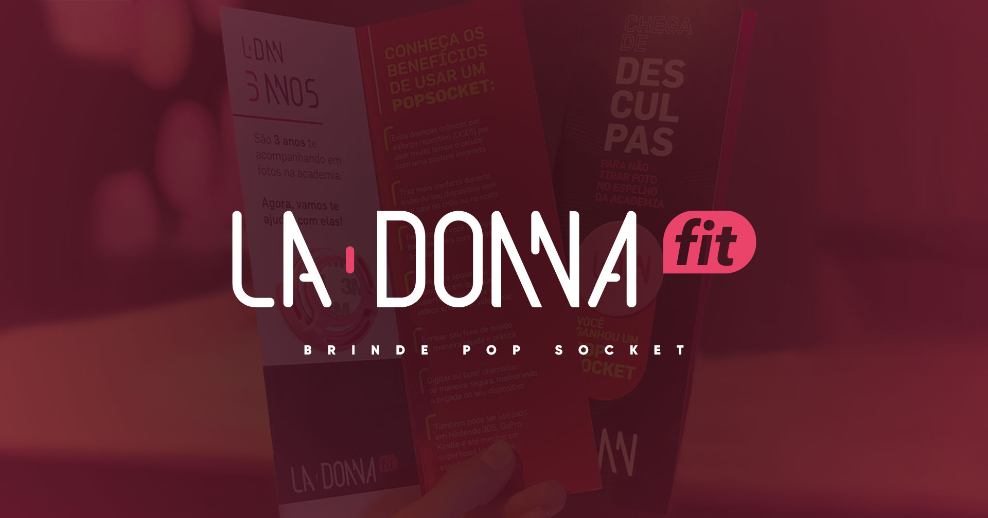 Brinde Pop Socket La Donna Fit