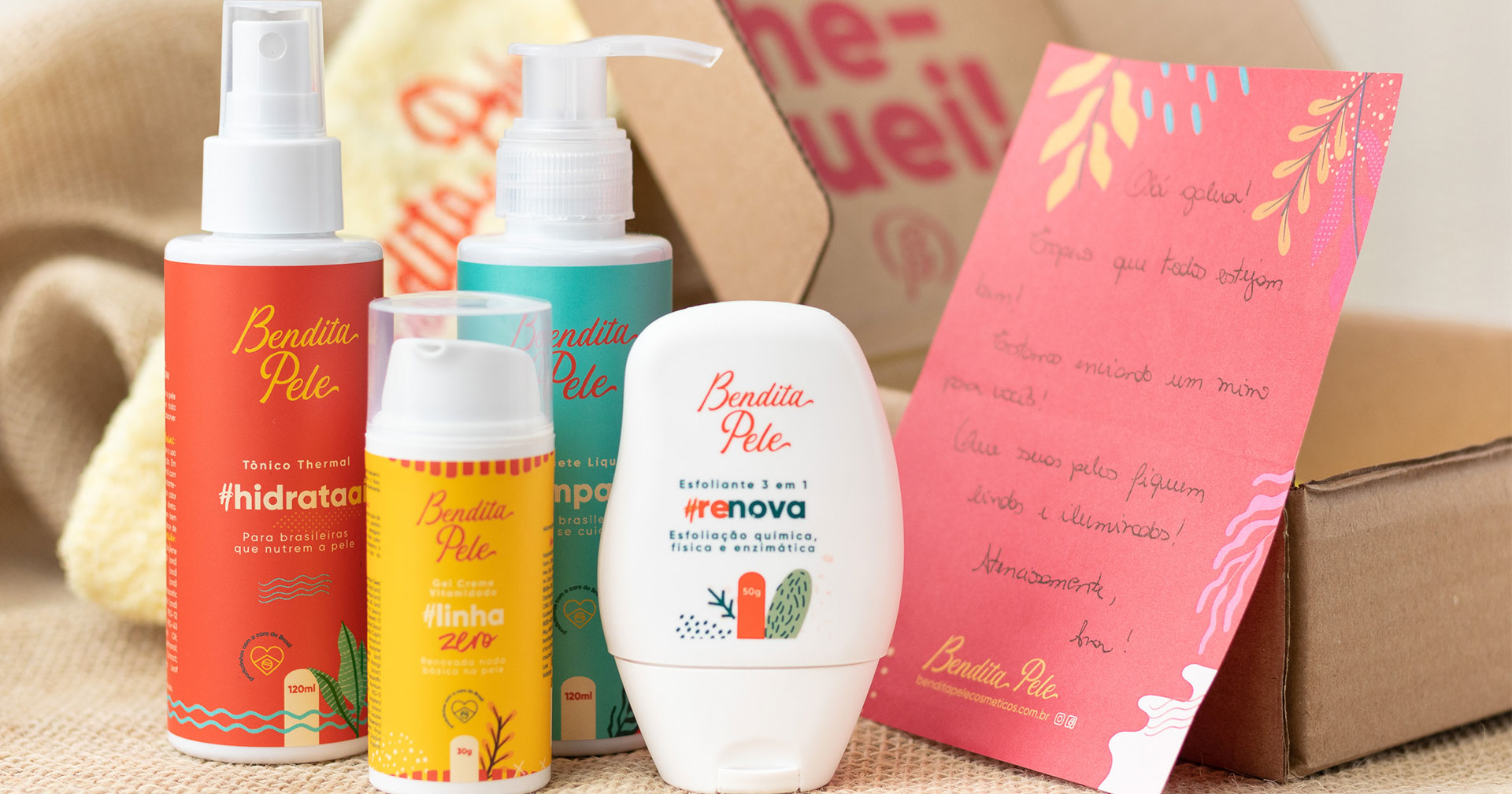 Rótulos para Cosméticos Bendita Pele
