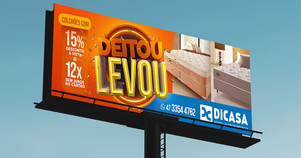 Promoção de Colchões na Loja Dicasa em Brusque