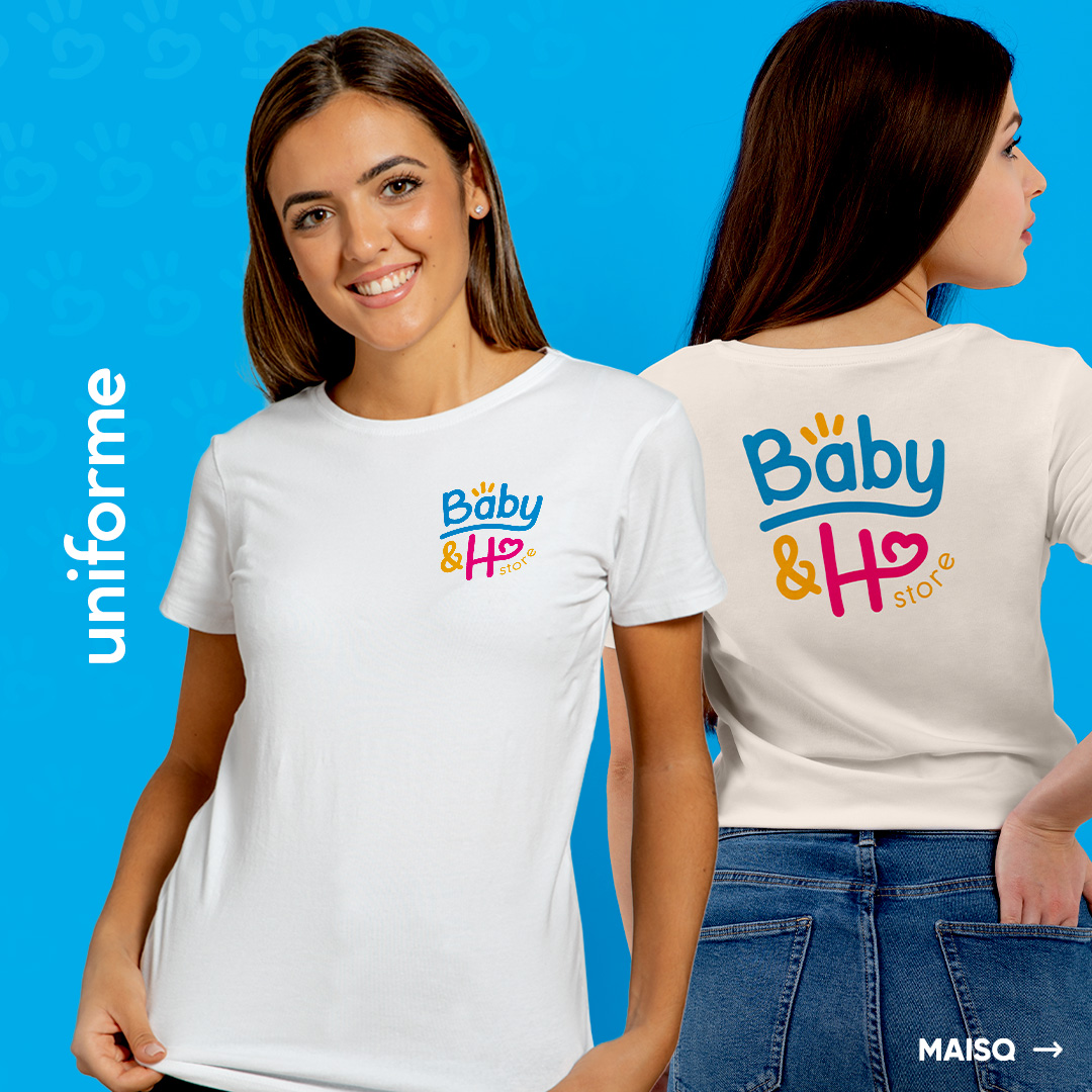 Redesign de Logotipo Baby & H Store 6