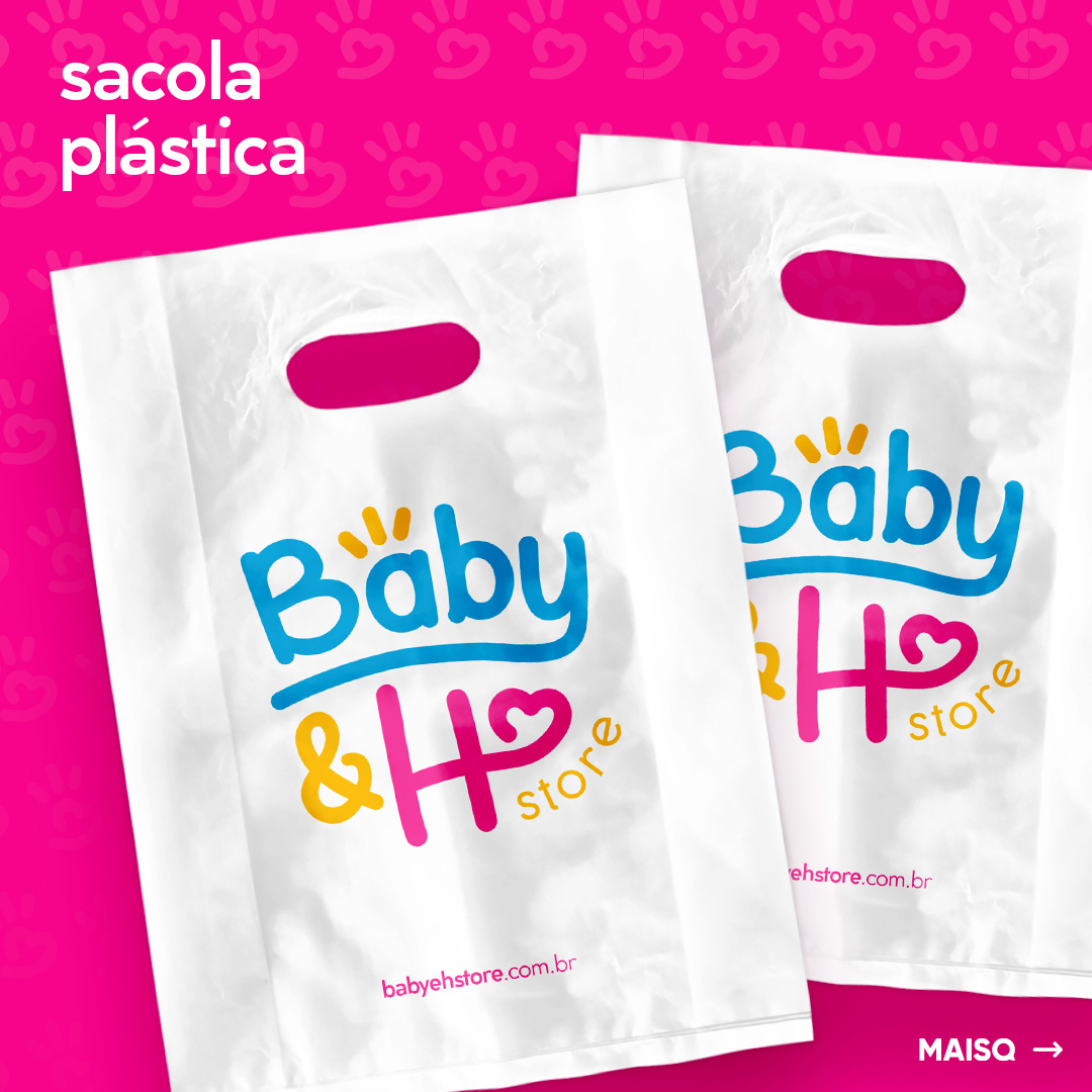 Redesign de Logotipo Baby & H Store 5