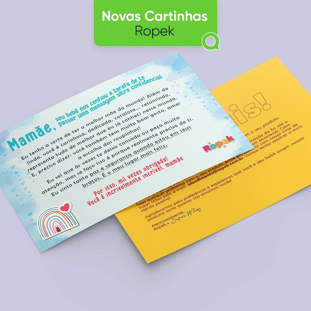Materiais Impressos para Ropek Moda Bebê 2