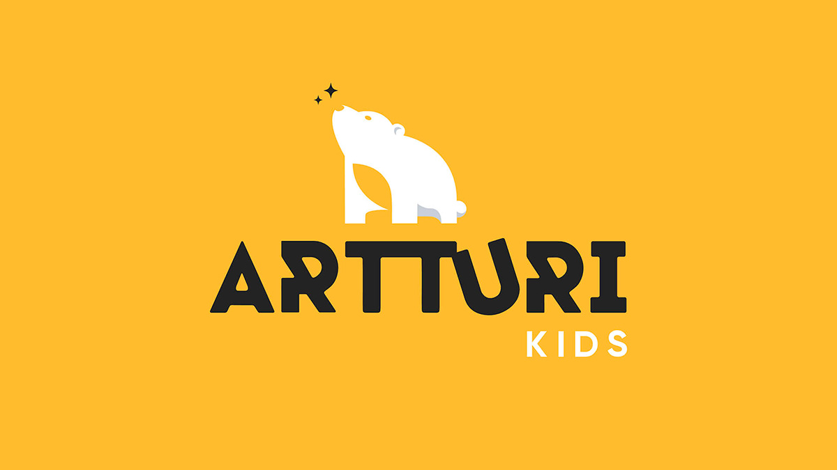 Criação de Logotipo para marca ARTTURI Kids 1