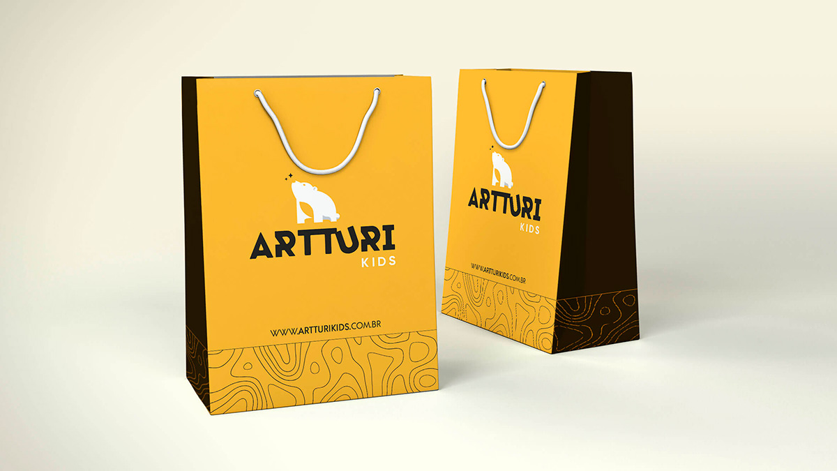 Criação de Logotipo para marca ARTTURI Kids 2
