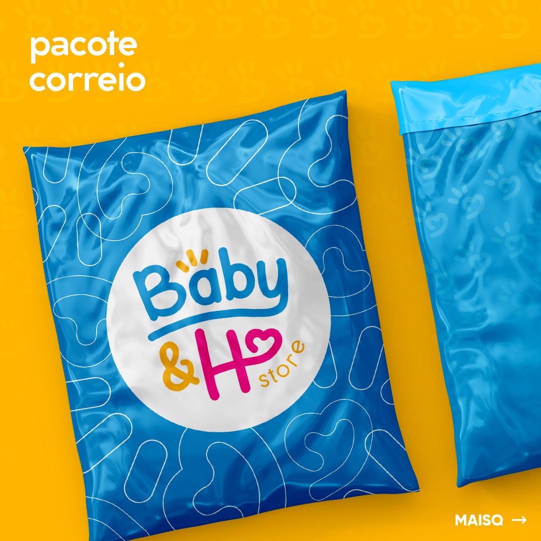 Redesign de Logotipo Baby & H Store 3