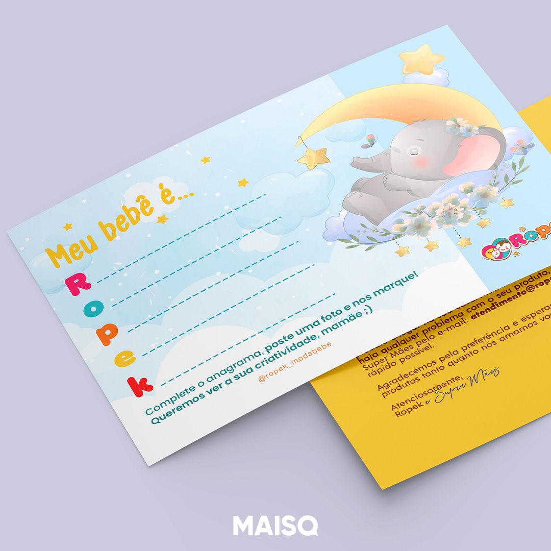 Materiais Impressos para Ropek Moda Bebê 3