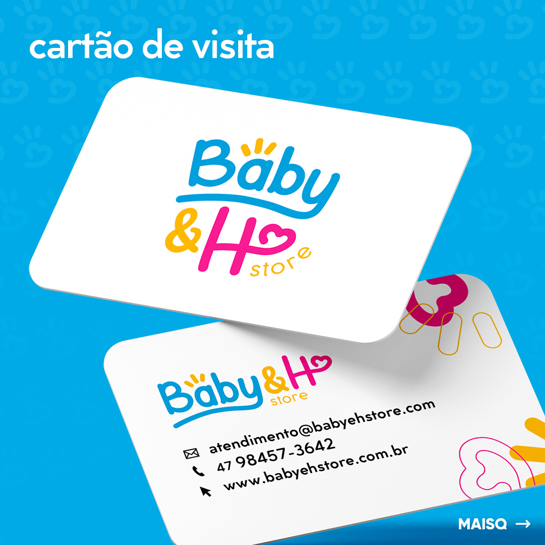 Redesign de Logotipo Baby & H Store 4