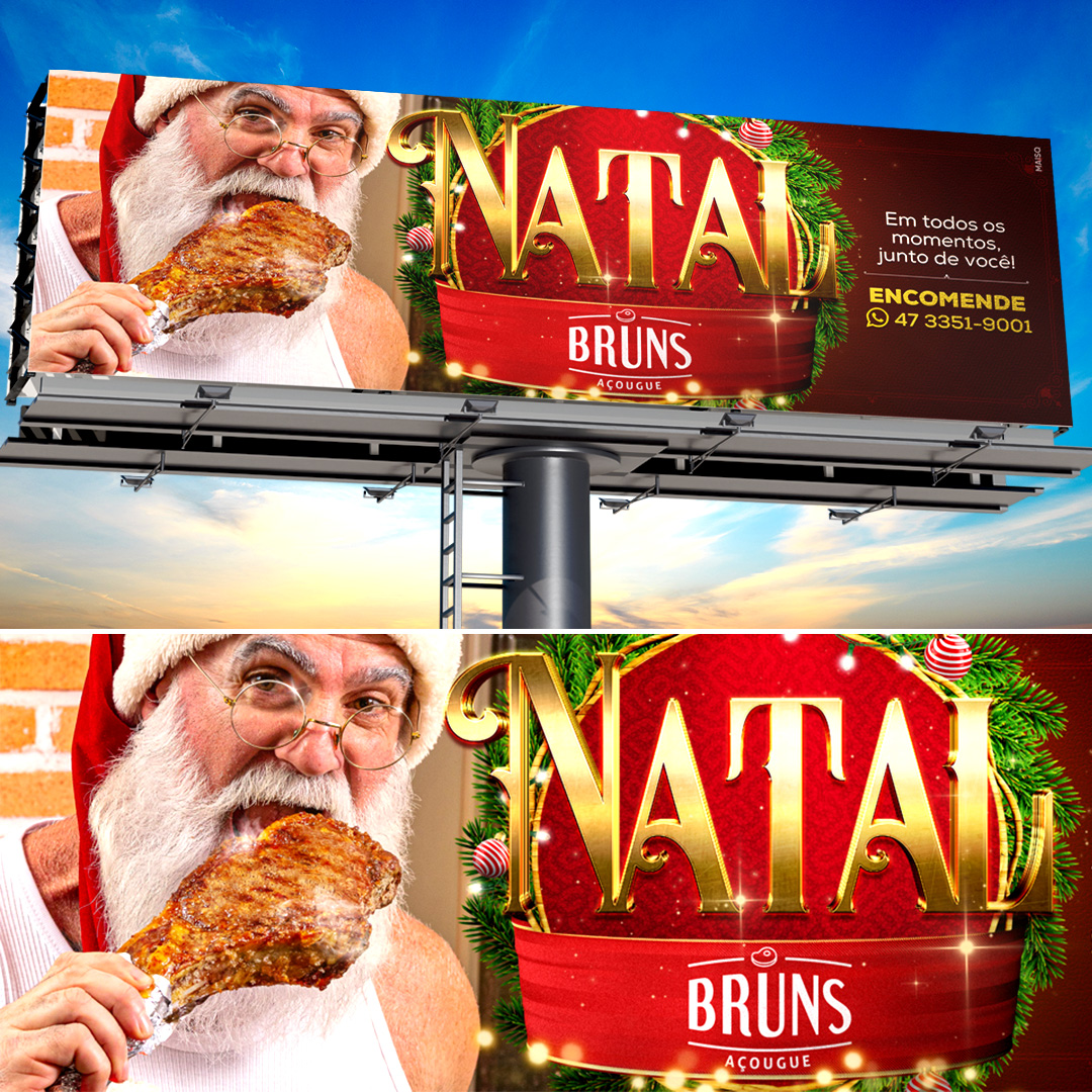 Campanha de Natal Açougue Bruns 2023 1