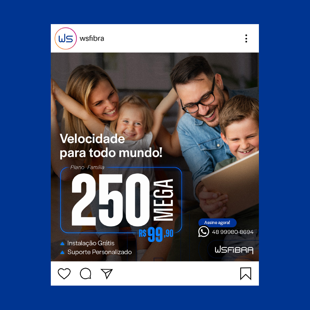 Redesign de Logotipo para WS Fibra 7