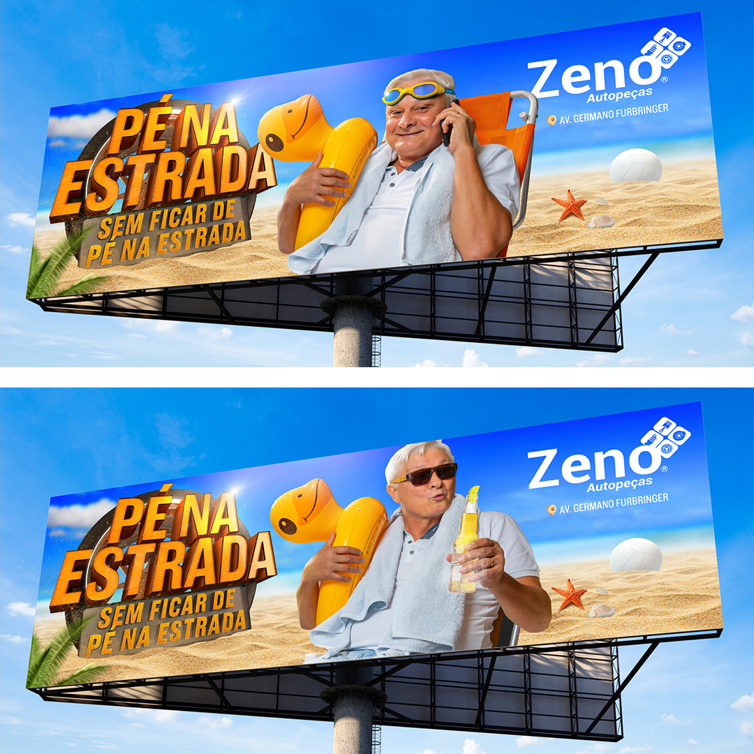 Pé na Estrada, sem ficar de Pé na Estrada - Campanha de Férias da Zeno Autopeças. 6