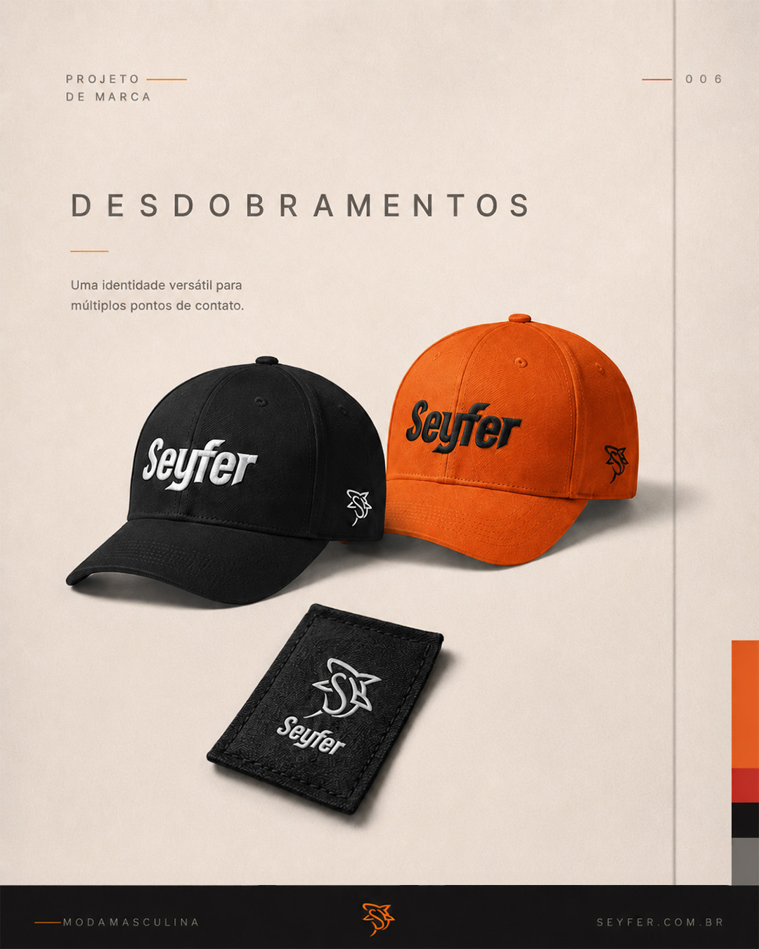 Conheça a Identidade Visual Criada para a Seyfer, E-commerce de Moda Masculina de Brusque 6