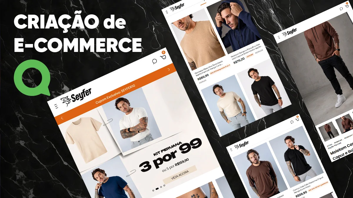 Criação de E-commerce para Seyfer Moda Masculina