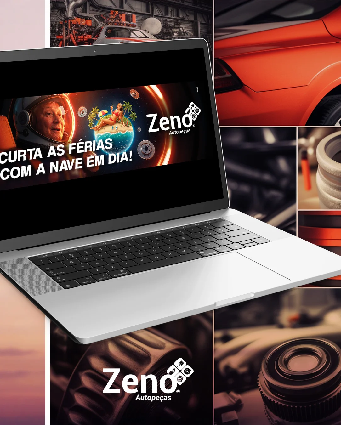 Campanha de Outdoor e Painel de LED para Zeno Autopeças 3