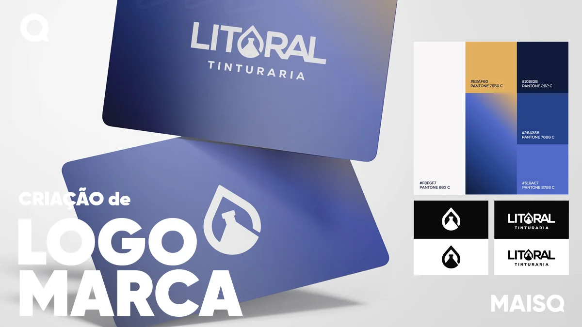 Identidade Visual para Litoral Tinturaria